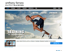 Tablet Screenshot of anthonyferraro.com